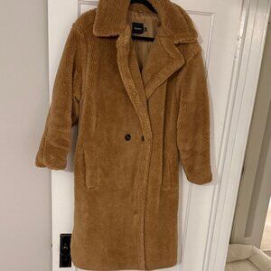 Boohoo Camel Teddy Jacket